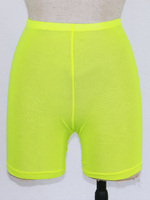 OMSJ 2022 Summer Fashion Yellow Mesh Transaparent Sexy Women wygodne szorty damskie spodenki z wysokim stanem szorty na lato seksowne szorty 5